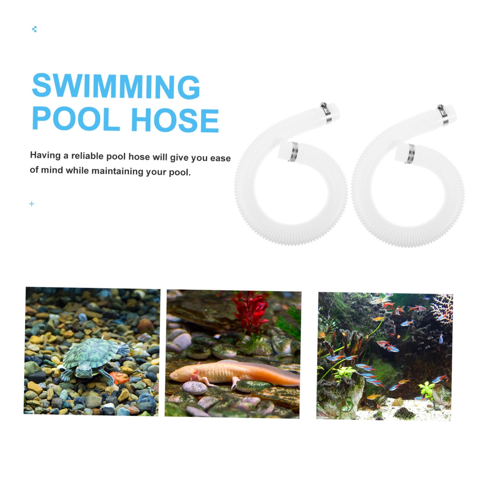 Schwimmbadschlauch als Ersatz für Filterpumpe, Flexibel und Leicht