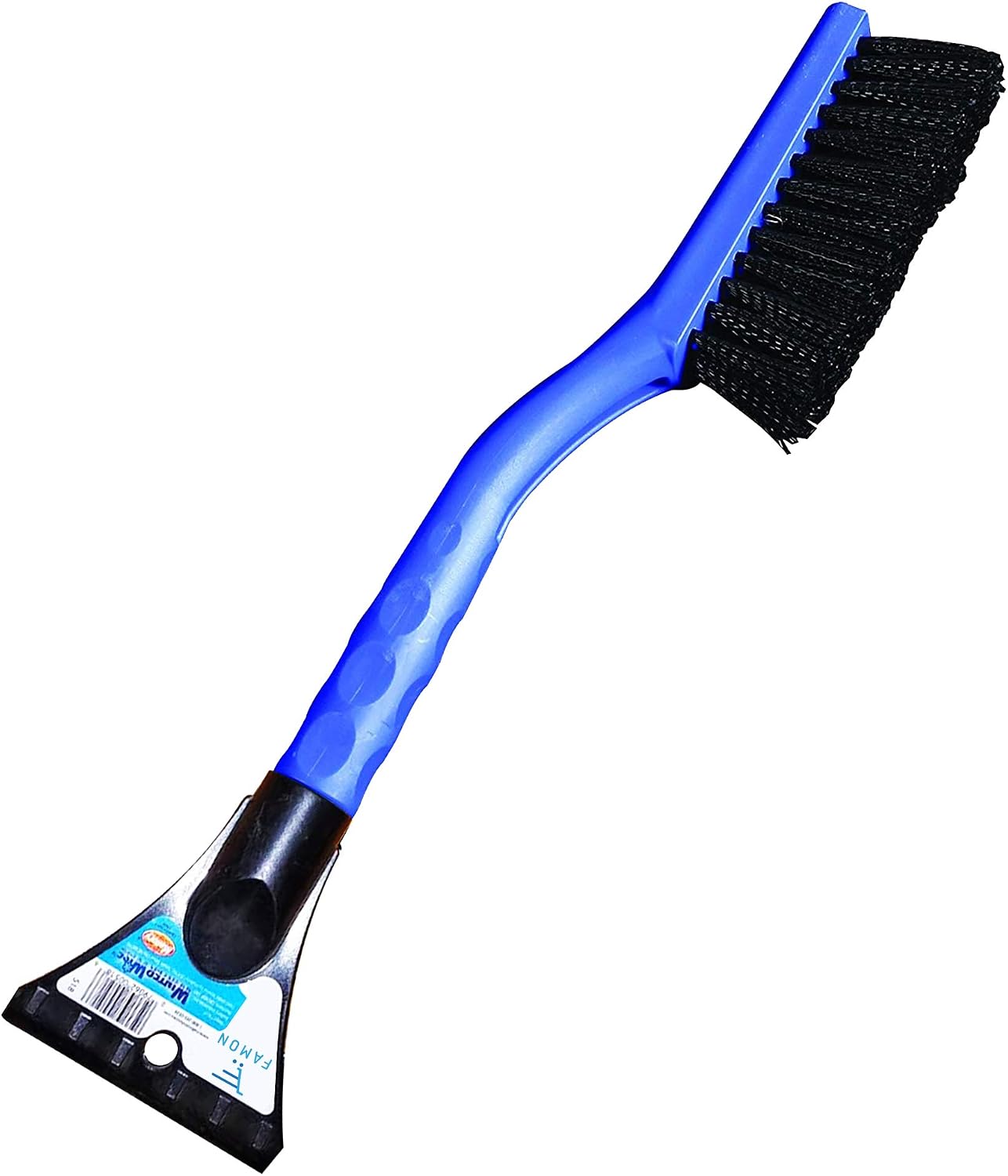 Famon Car Snow Brush with Ice Scraper, Snow Scraper Shovel with Soft Bristle Head for Cars SUVs and Trucks, Window and Windshield Cleaning Automotive Tool