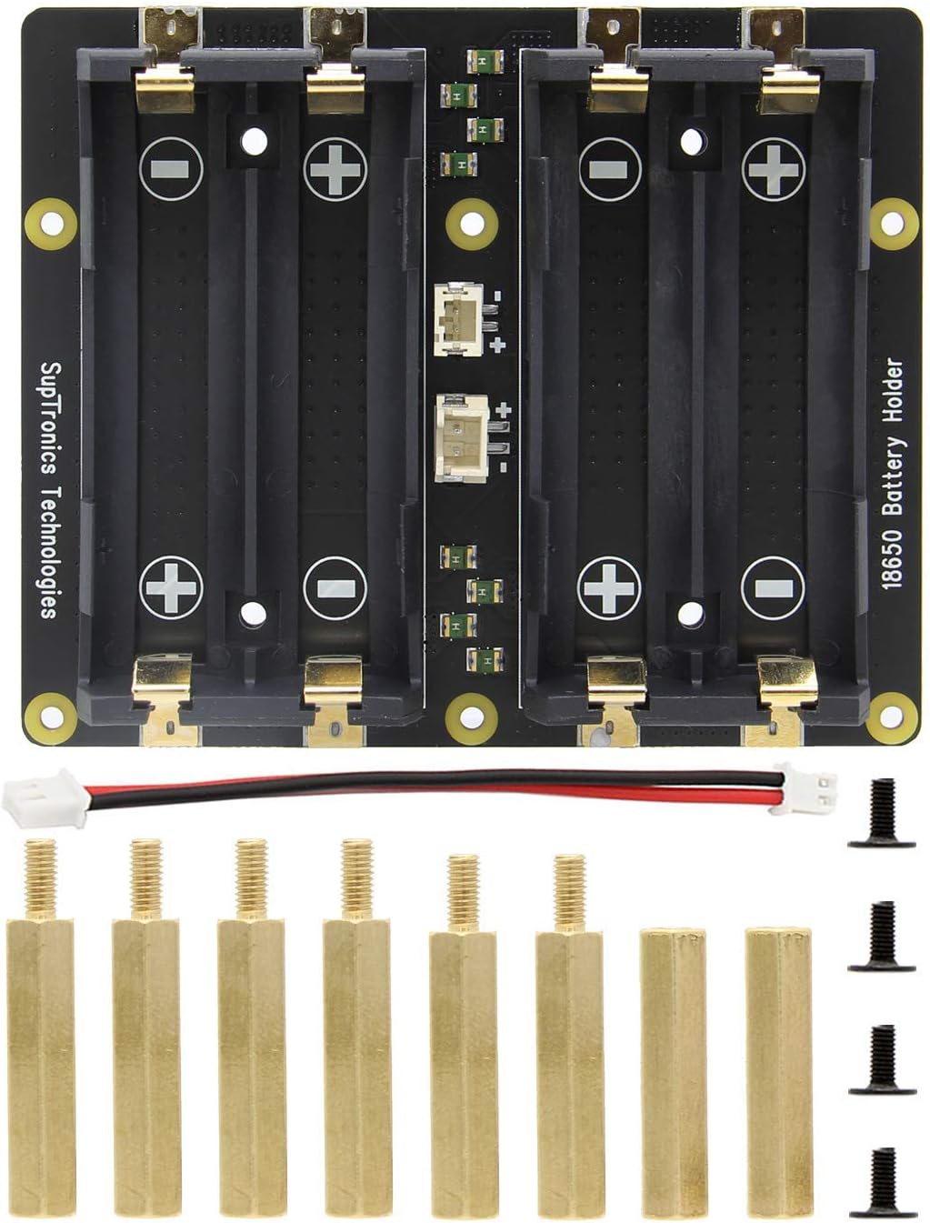 Geekworm X708-A1 8-Cell Battery Holder for X708/X750/X728/X1203 UPS HAT