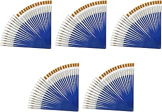 Toolvvik Juego de Pinceles para Niños de 500 Piezas para Acuarela Pintura Al óleo + Pincel Puntiagudo para la Cara del Cuerpo Arte de Uñas
