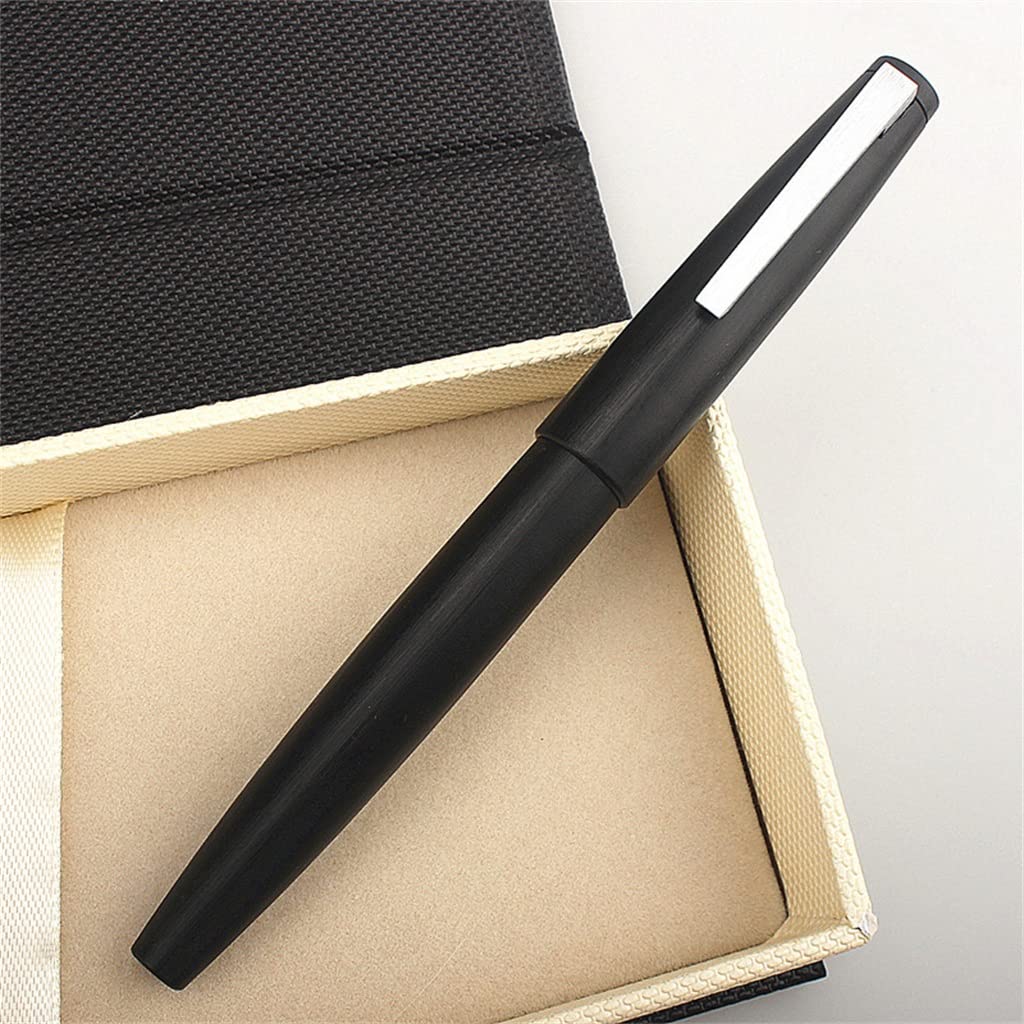 Penna stilografica in fibra, elegante pennino extra per scrittura, firma, ufficio, scuola
