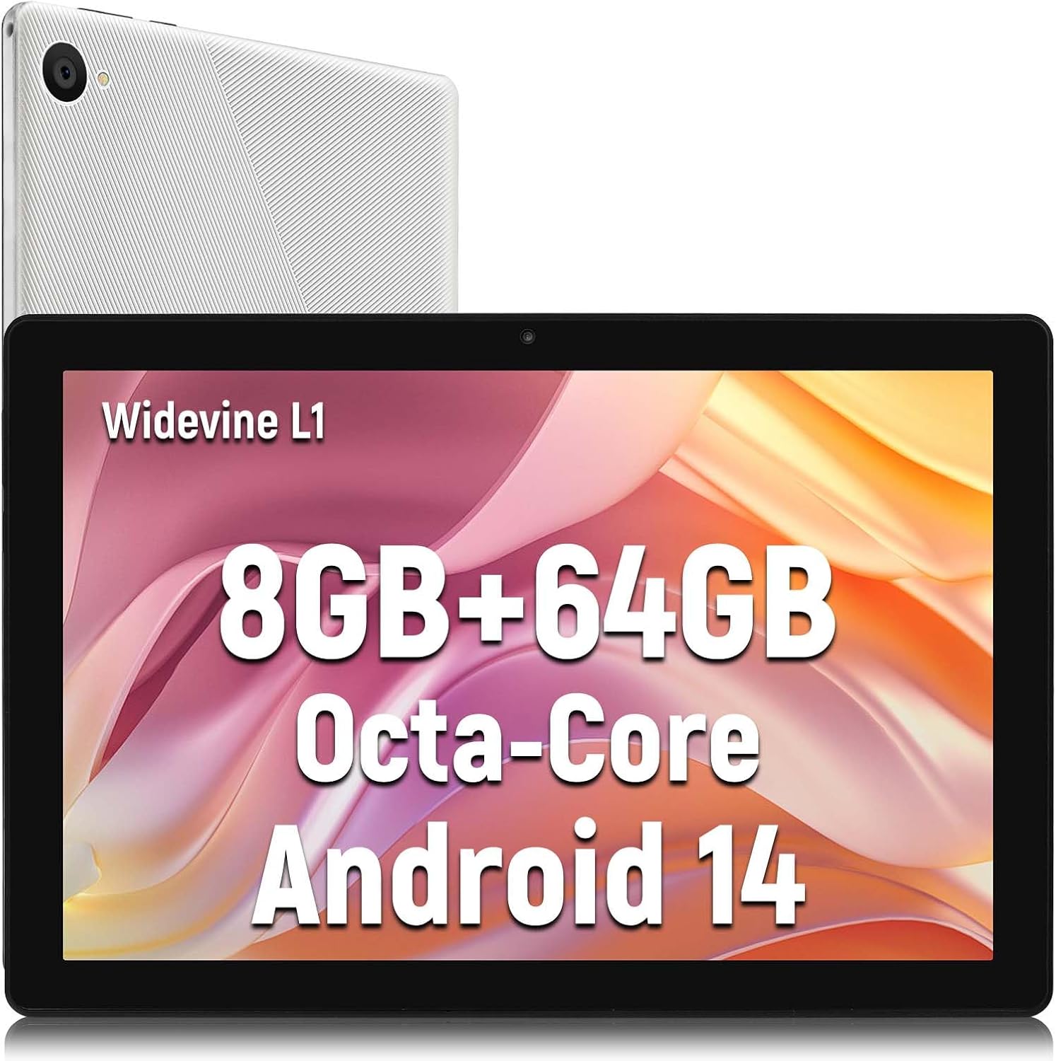 Byxsb Tablet 10 Inch Android 14 Tablets 1280×800 HD IPS Touchscreen Octa-Core Processor 8 GB RAM + 64 GB ROM (Expand to 1 TB) 5 MP + 8 MP Dual Camera 5000 mAh Battery (White) Byxsb Tablet 10 Inch Android 14 Tablets 1280×800 HD IPS Touchscreen Octa-Core Processor 8 GB RAM + 64 GB ROM (Expand to 1 TB) 5 MP + 8 MP Dual Camera 5000 mAh Battery (White)