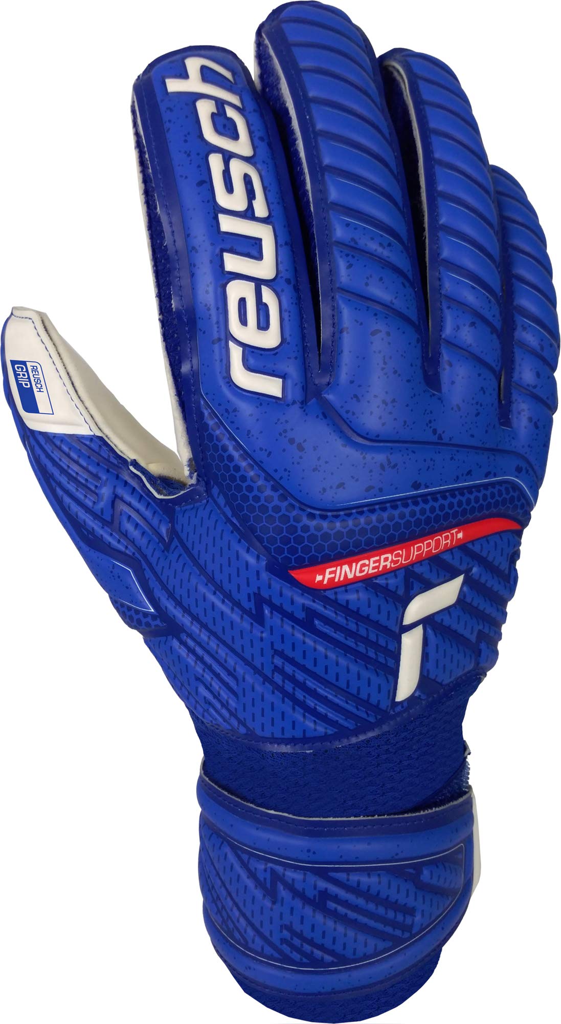 Reusch Unisex młodzieżowe rękawice bramkarskie Attrakt Grip Finger Support Junior
