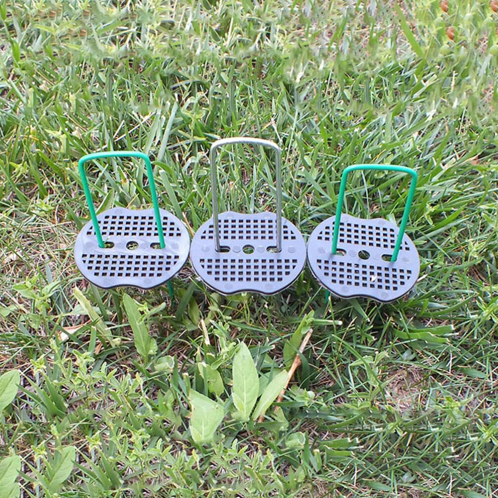 Piquets de Jardin Métalliques en U 50 Pièces en Fil Galvanisé