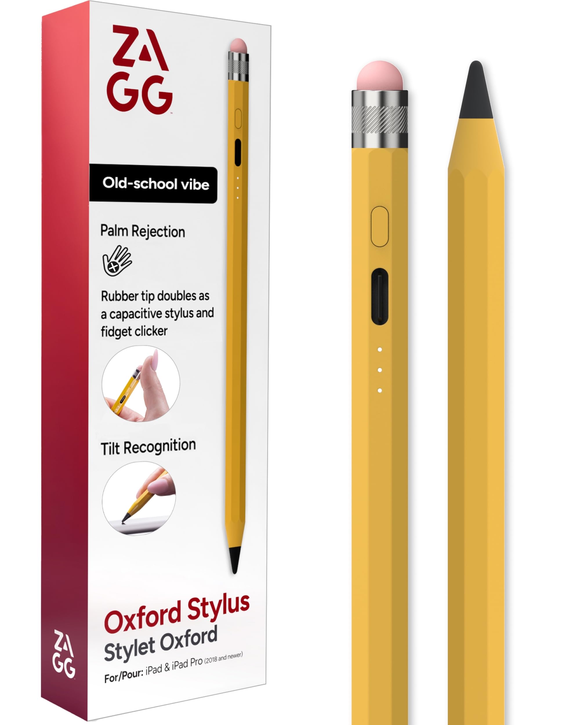 Amazon.com: ZAGG Oxford Stylus for iPad Pro 11/13 M4 M5, iPad Air