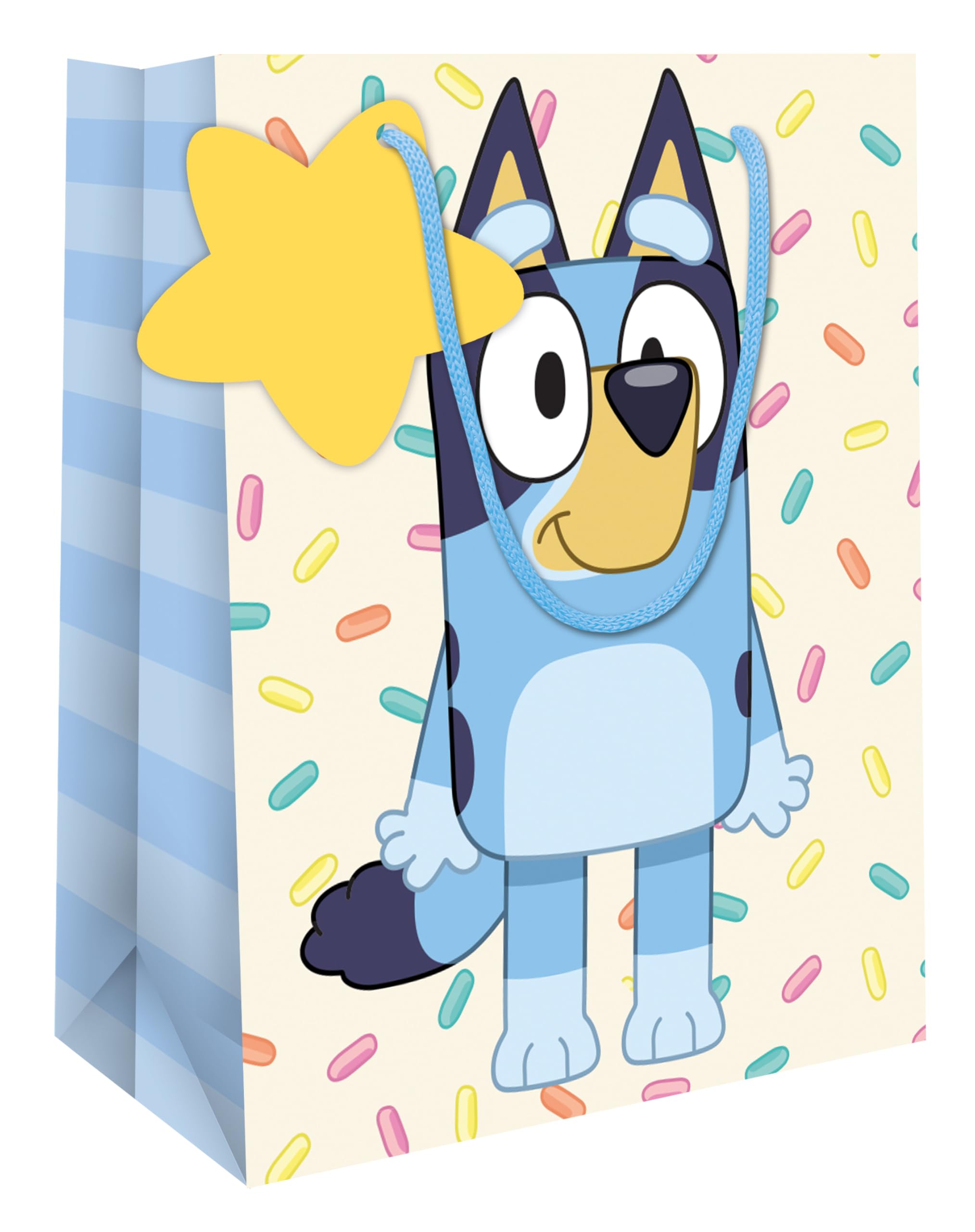 Danilo Promotions Ltd BLUEY GIFT BAG MEDIUM SIZE BIRTHDAY GIFT BAG