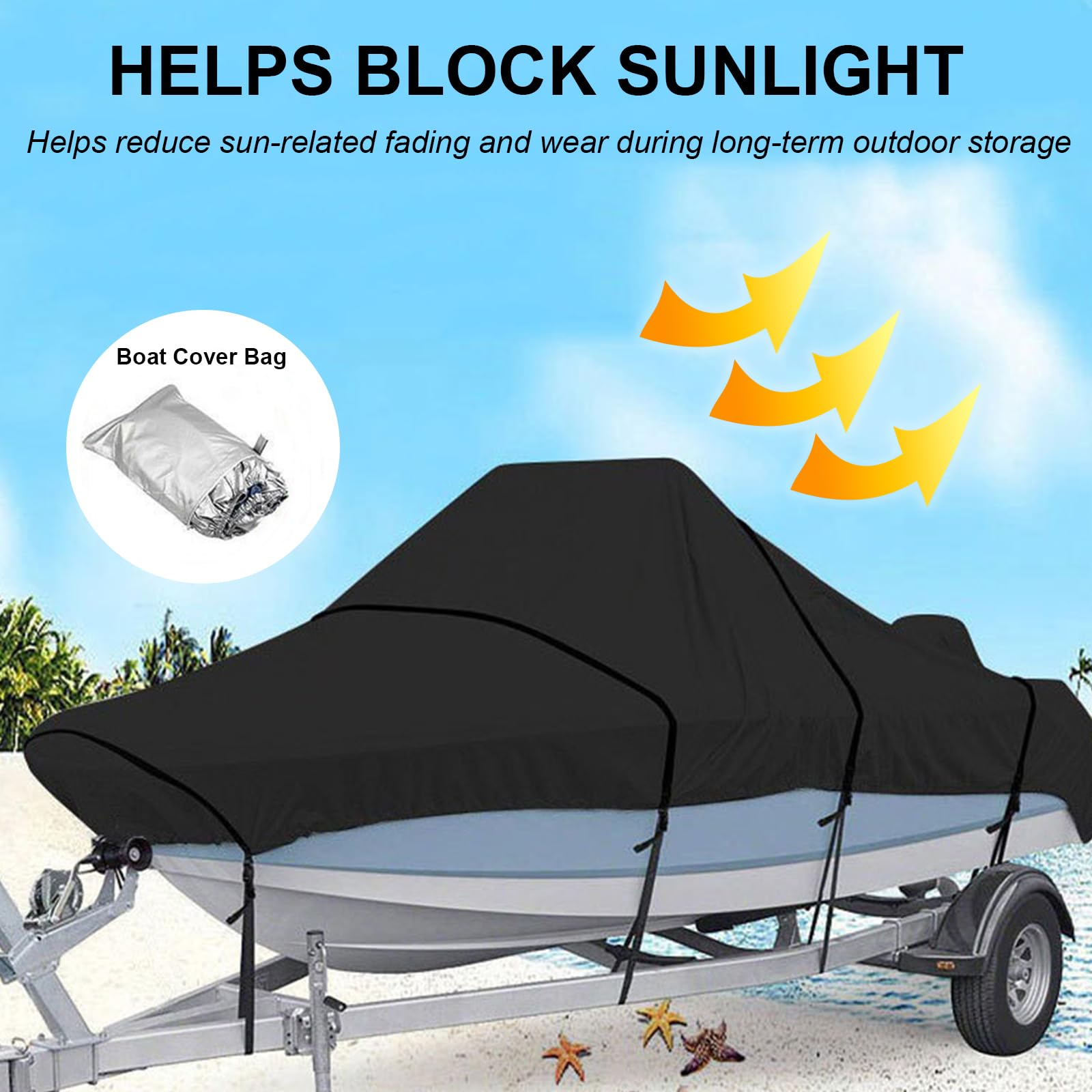 Amazon.com: Boat Cover for Skeeter 225 ZX 2004-2022, 210D Water