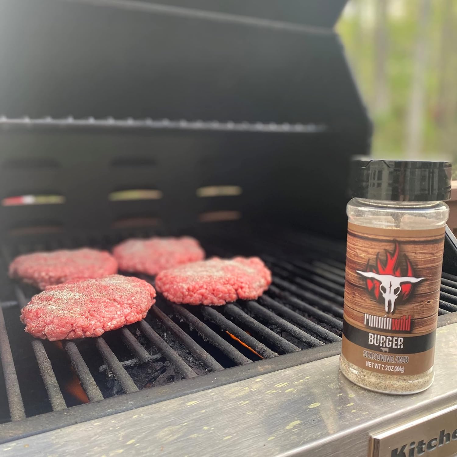 Burger Seasoning | Premium Hamburger Seasoning for Smash Burgers, Burger Patties, Turkey Burgers, Meatloaf, Steak, and Beef | Runnin’ Wild Foods (7.2 Ounce) - Image 9