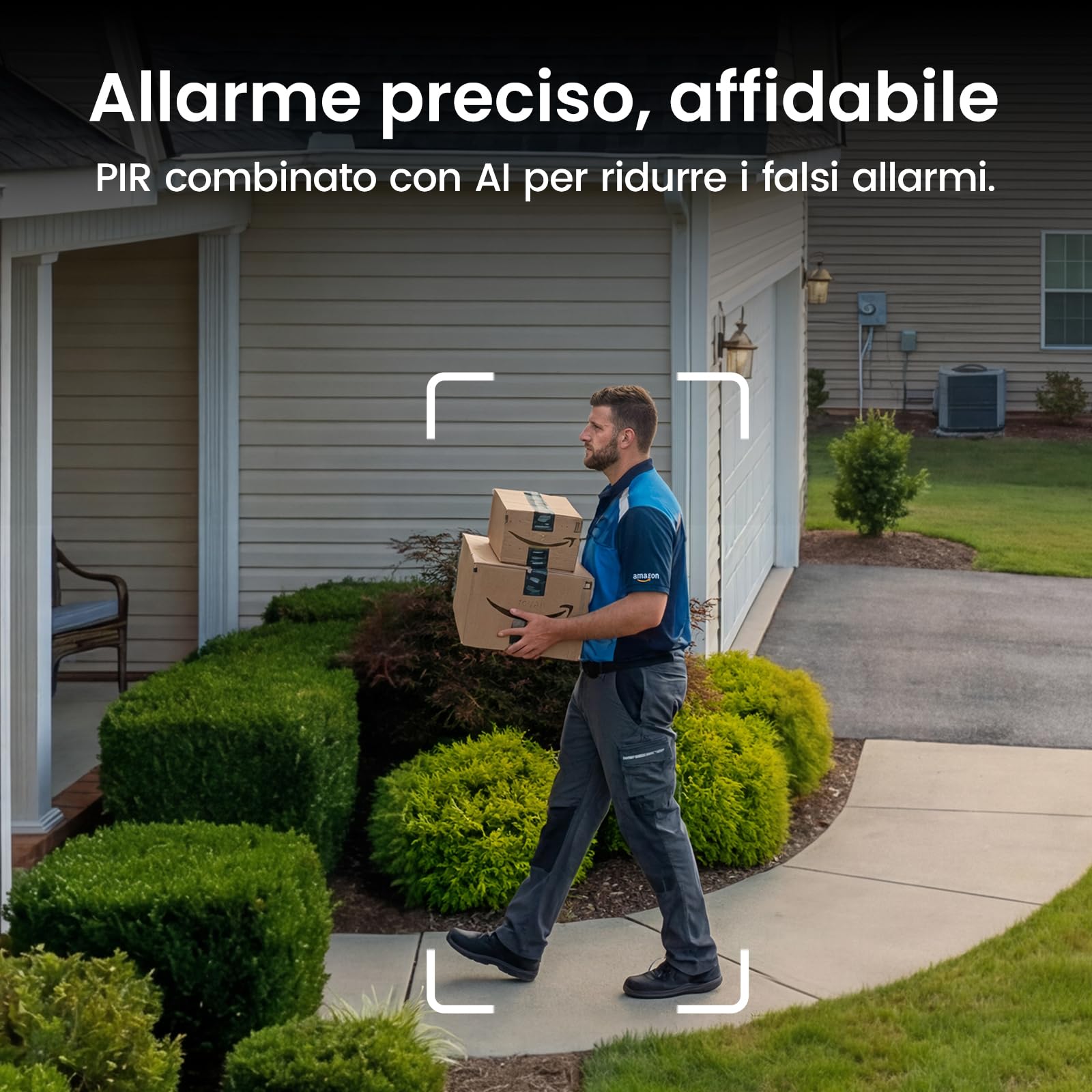 aosu Cámara de Vigilancia 2K Exterior e Interior Kit 4 Cámaras con Aosubase 2.0 Sin Suscripción 32GB Almacenamiento Local Cámara Inalámbrica Sensor PIR Alarma Luz Audio Bidireccional Visión Nocturna