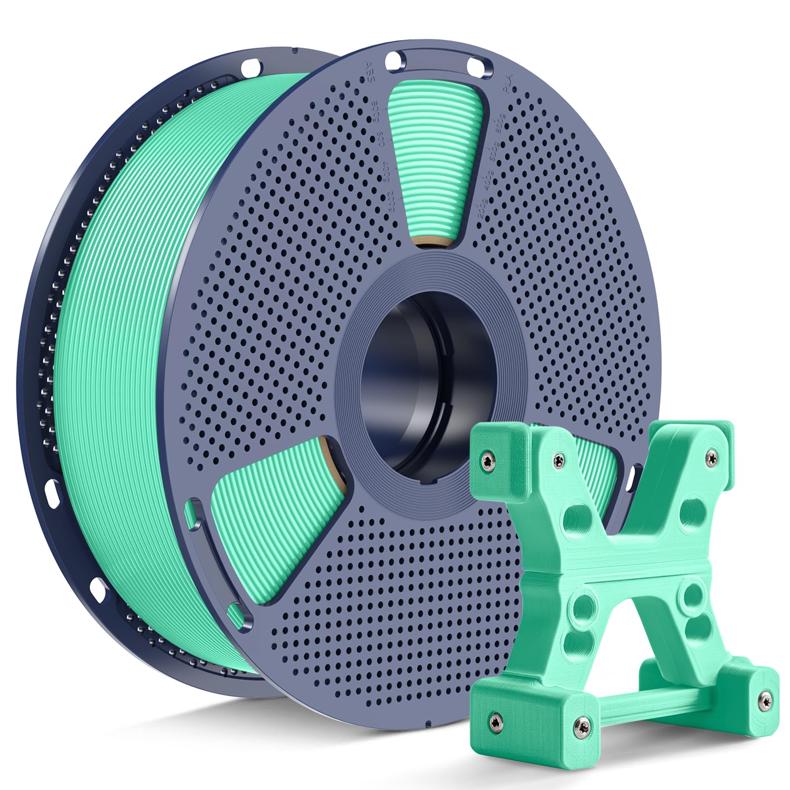 PETG Filament 1.75mm Teal Color, Ultra Tough, Heat Optimized, Odorless, 1kg(2.2lbs) SUNLU PETG 3D Printer Filament, Dimensional Accuracy +/- 0.02mm,