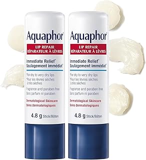 EUCERIN AQUAPHOR Lip Repair Stick DUO PACK for Dry, Chapped and Cracked Lips, 2x4.8g