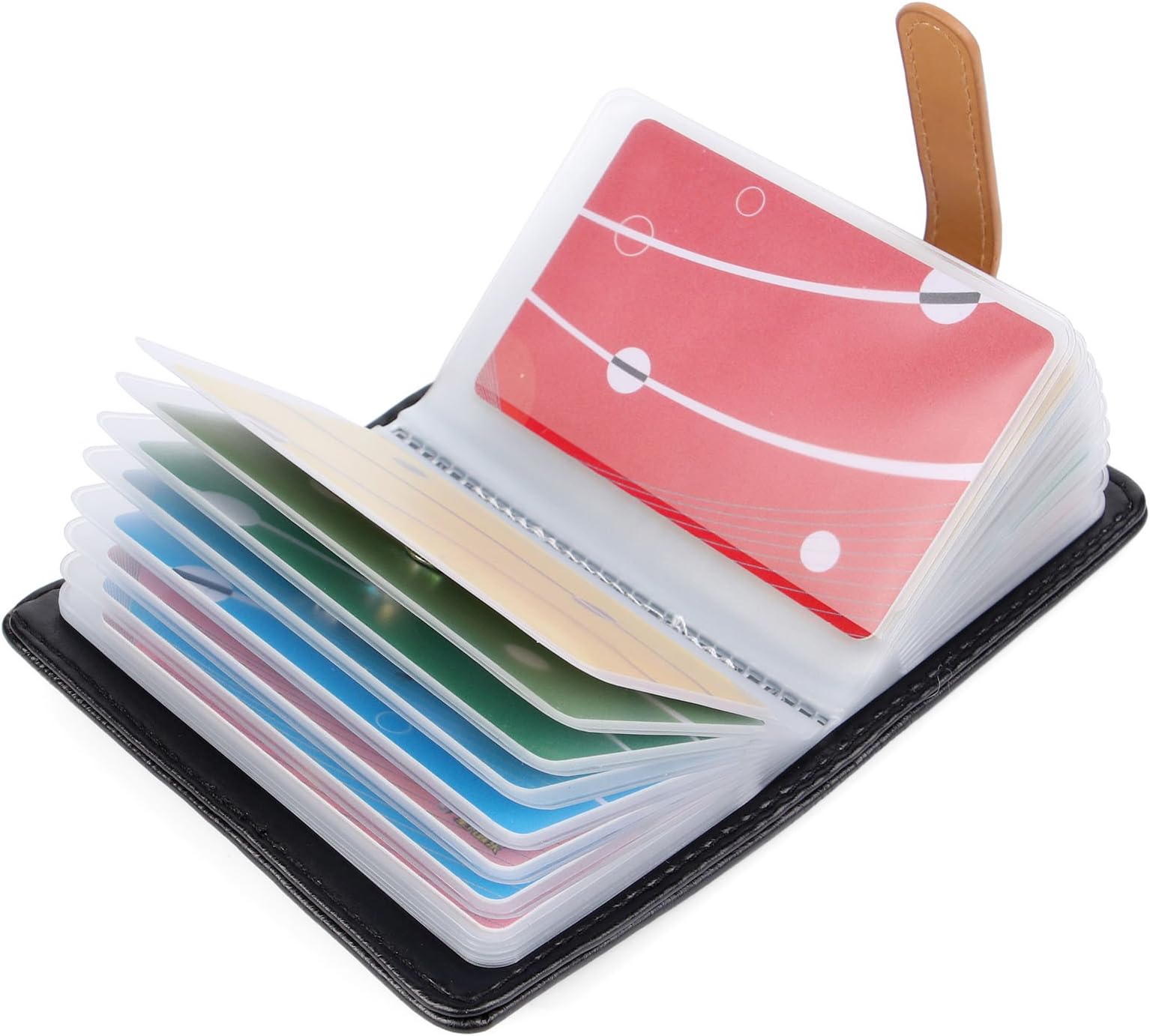 AltomStar10 Colours Credit Card Holder for Men and Women Leather – 26 Slots