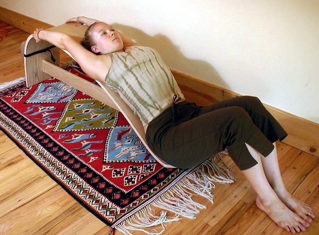 Bean - 641 - The Whale Therapeutic Back Bench - Wood - 12 W x 60 L in.