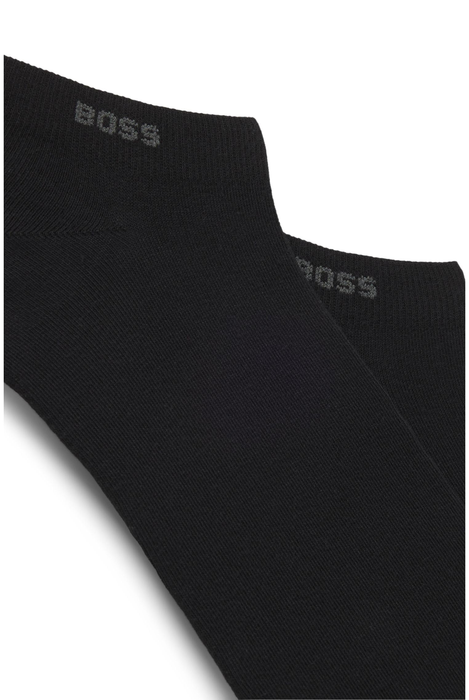 BOSS Męskie skarpety do sneakersów, Business Socks AS Uni CC 2 pary, -001 Black, 39-42 EU