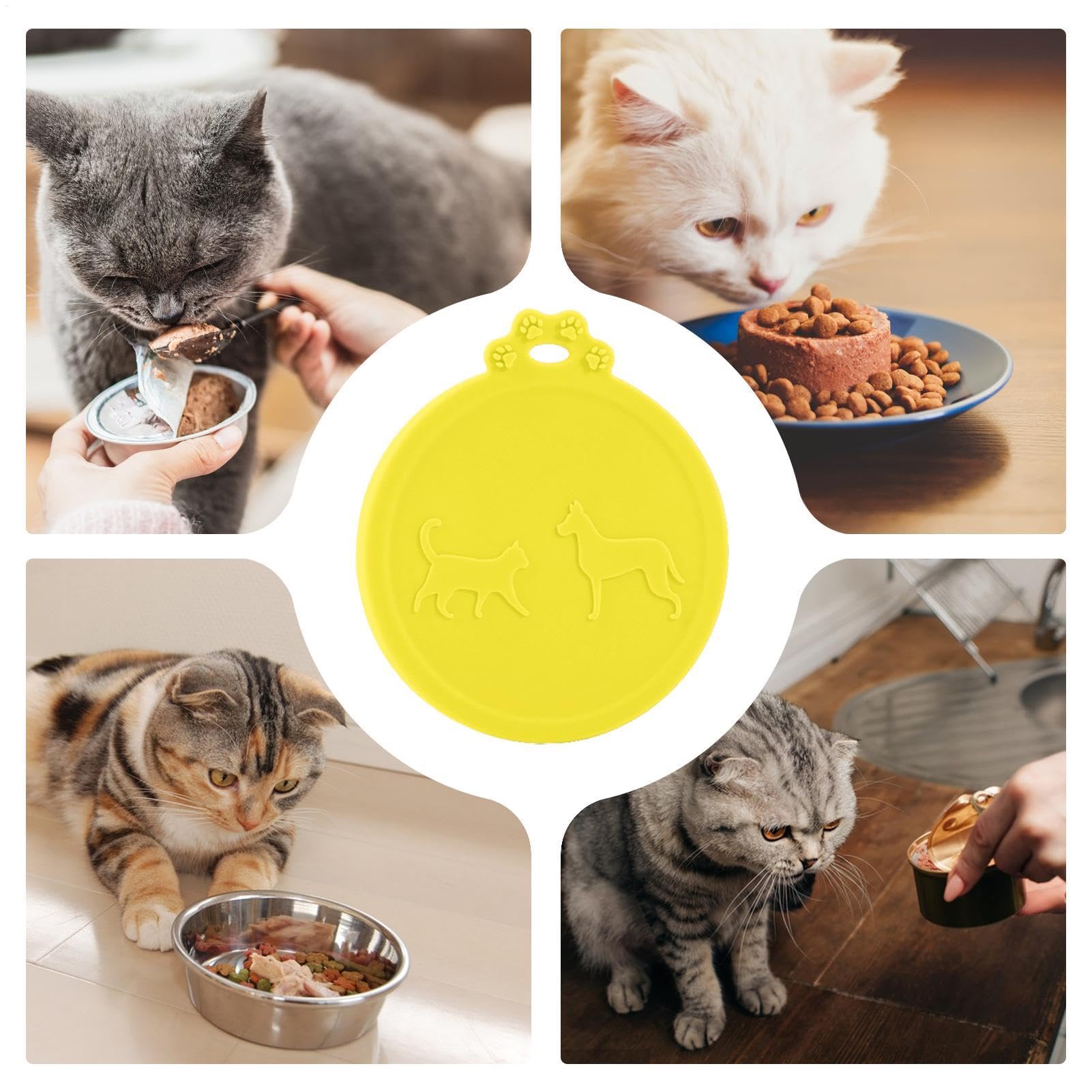 Coperchi In Silicone Per Lattine Cibo Gatto - Ermetici E Riutilizzabili, Anti-odore - Foto 7