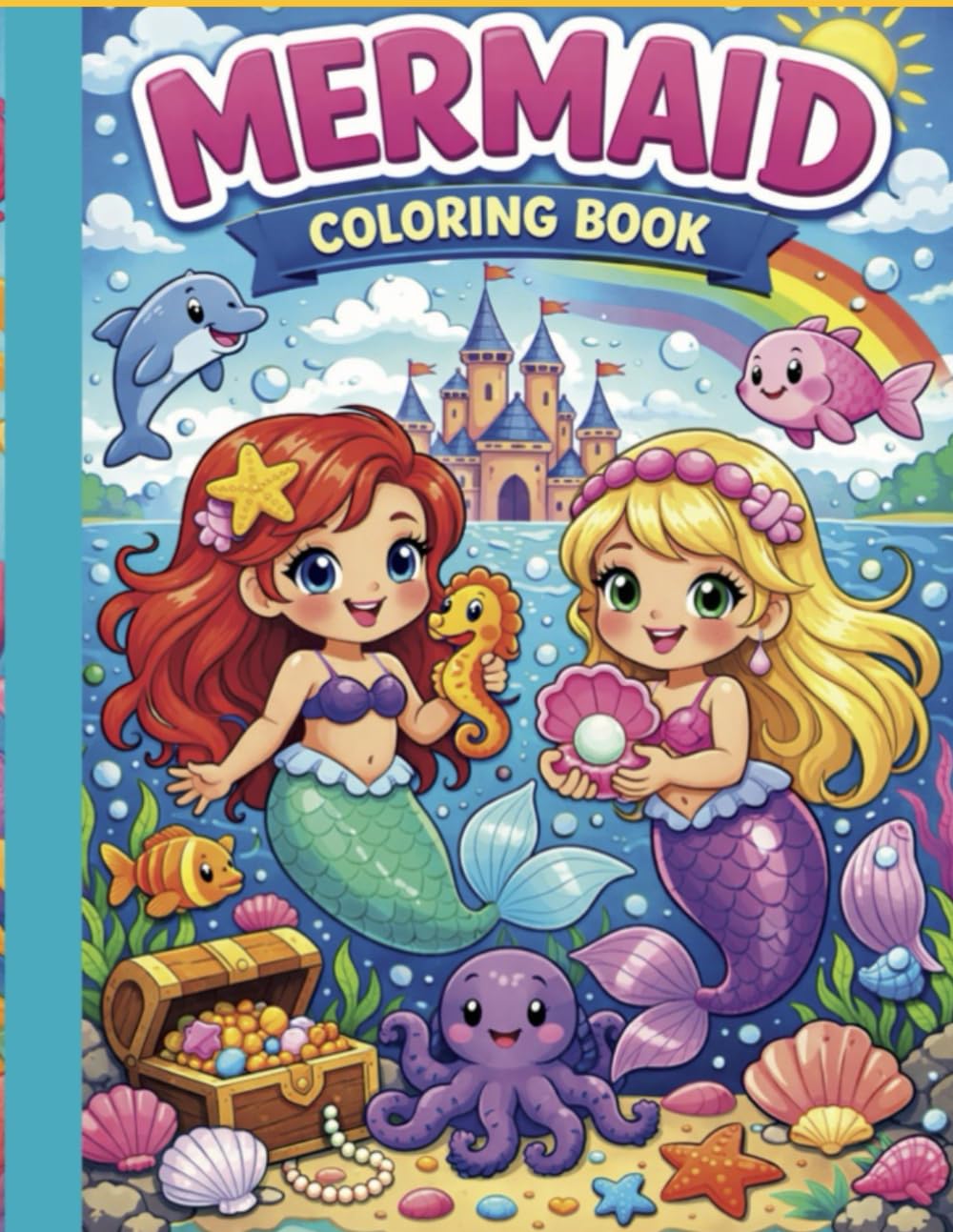 Mermaid Activity Coloring Book