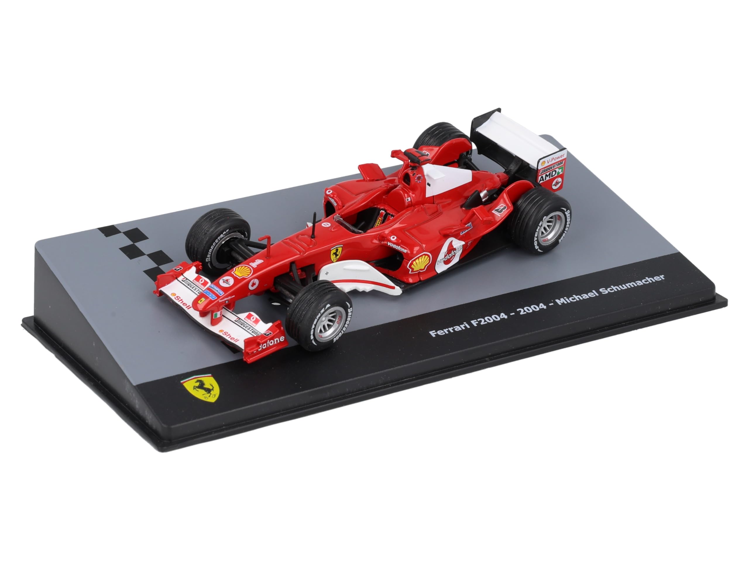 Salvat F1F39 Model Car 1/43 CENTAURIA Formula 1 Compatible with Ferrari F2004 2004#1 M Schumacher