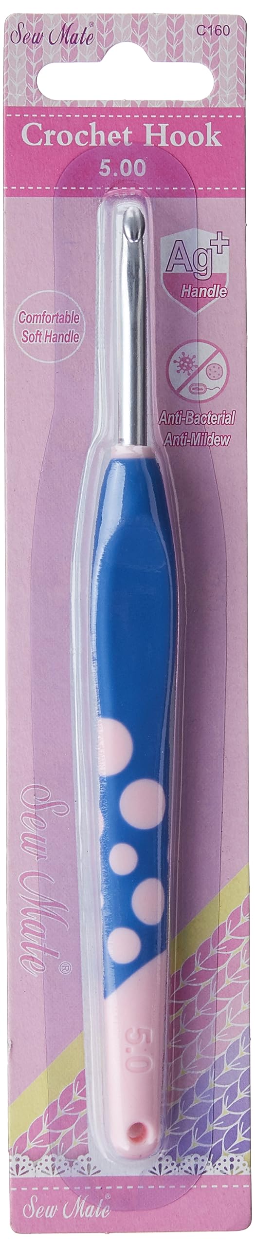Agulha para Crochê de Aluminium com Cabo Ergonomics 5.00mm - C160