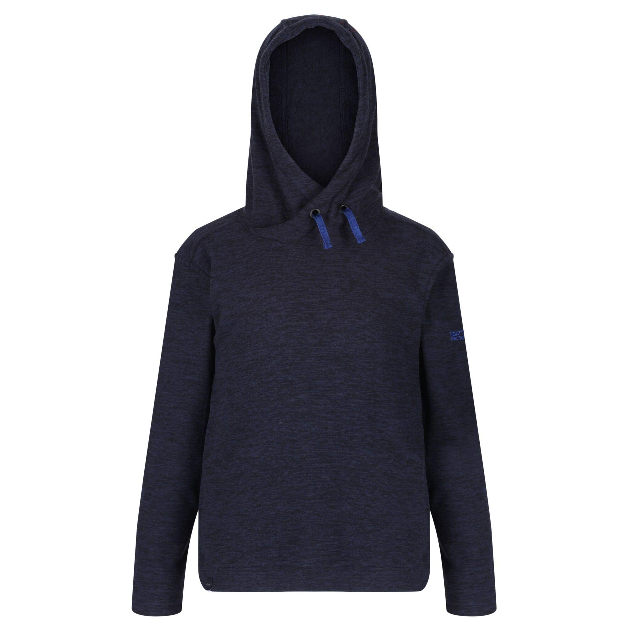 Regatta Junior Hooded Fleece Keyon Unisex Child, Navy/Black, FR: M (Manufacturer's Size: 5-6)
