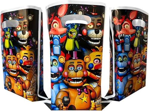 Miniatura 3 de NF Orange 30 bolsas de regalo de fiesta para cinco noches en Freddy's, fiesta por cinco noches en Freddy's suministros de decoración de fiesta