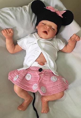 Miniatura 6 de Pinky Reborn Levi - Muñecas de bebé recién nacido realistas de 19 pulgadas de silicona de cuerpo completo para niñas durmiendo, gemelos, muñeca