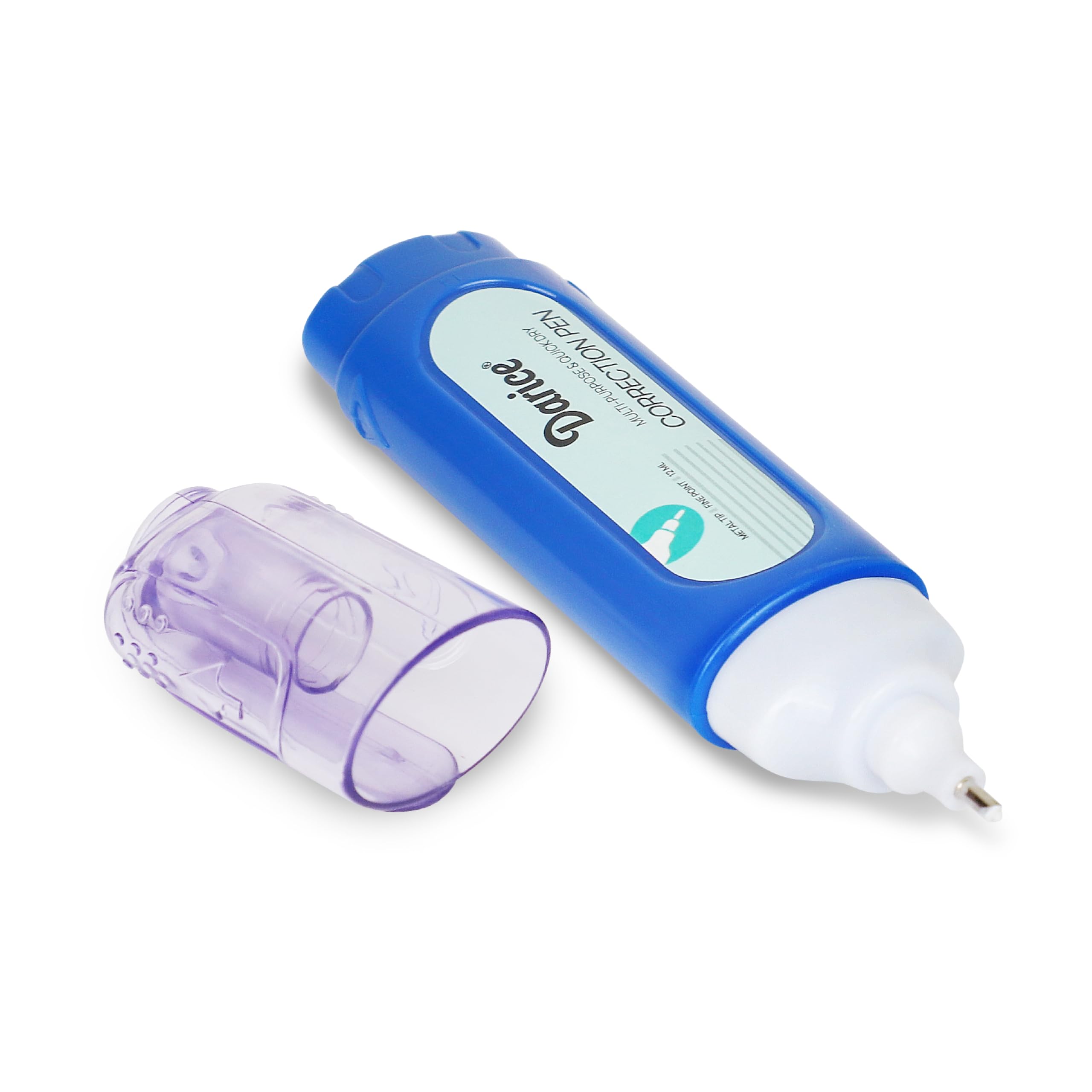 DARICE Lot de 24 stylos correcteurs liquides multi-usages avec pointe en métal pour l'école, le bureau et la maison