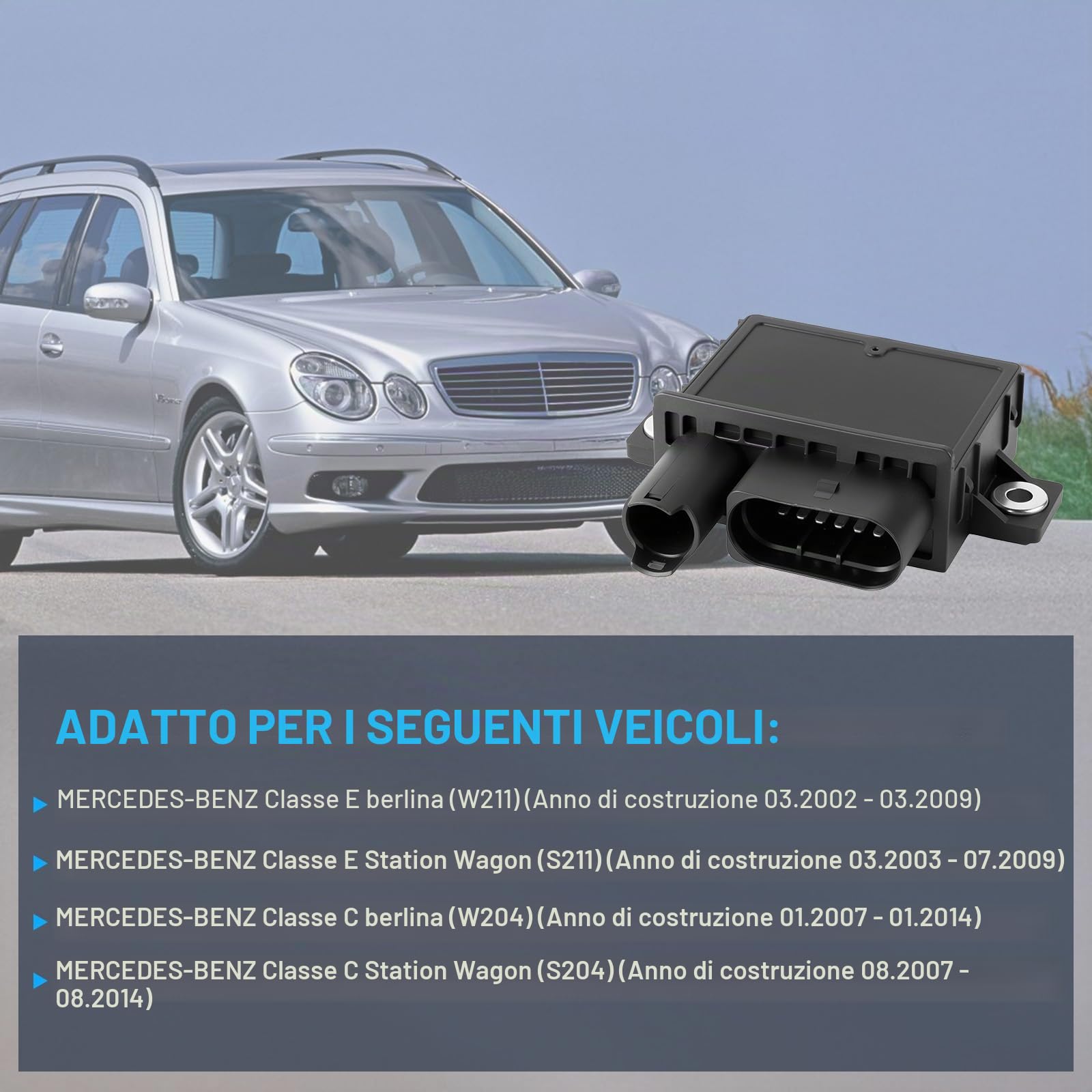 Modulo di controllo candela compatibile con W211 W204 Vari modelli 6461532579 A6461532579