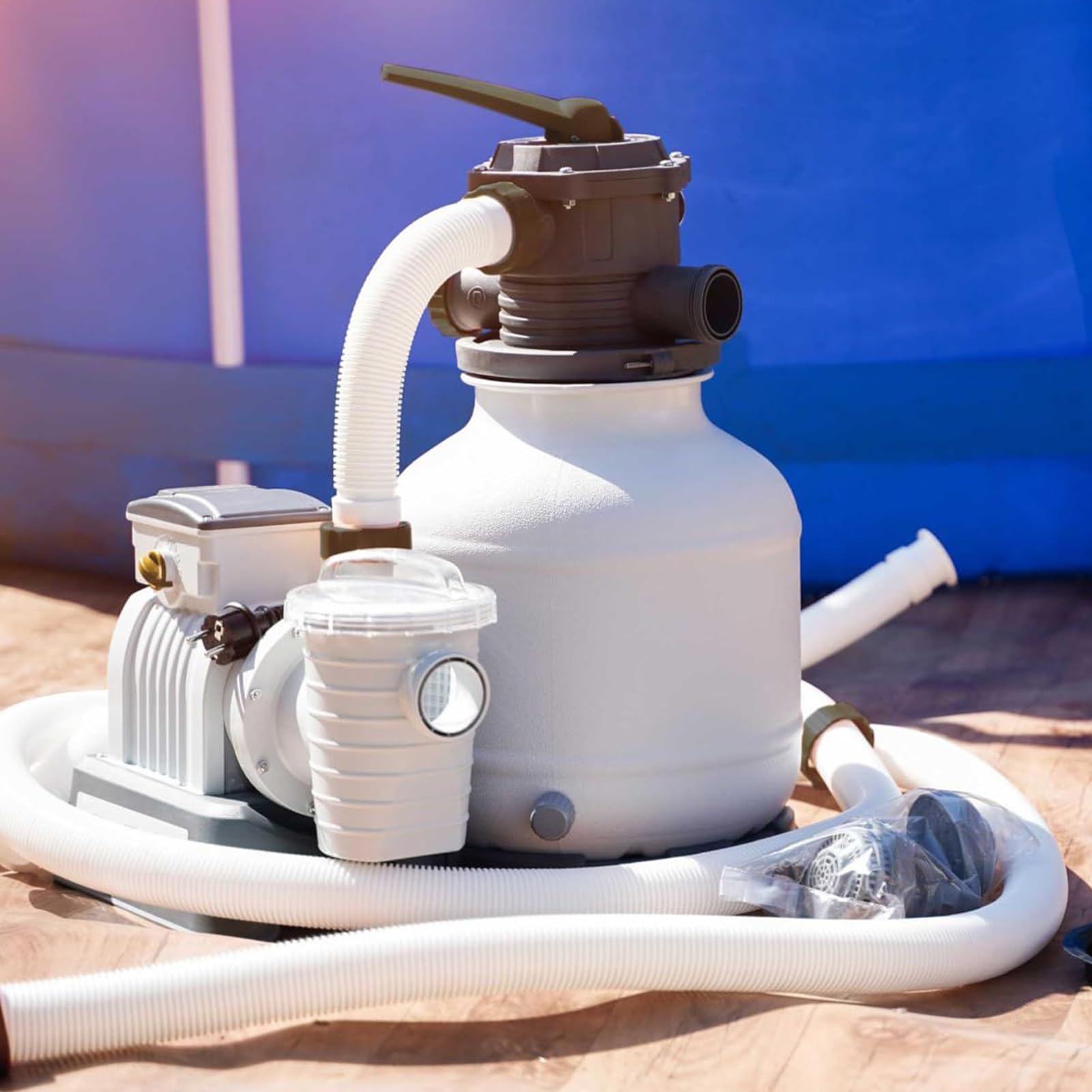 Schlauch für Poolpumpe | Leckagefreies Verbindungsstück - 3,8 cm Poolpumpe Filter Schlauch Zubehör | Zur Wartung Staubsaugen Boden Drainieren Füllen Reinigung Garten und Outdoor