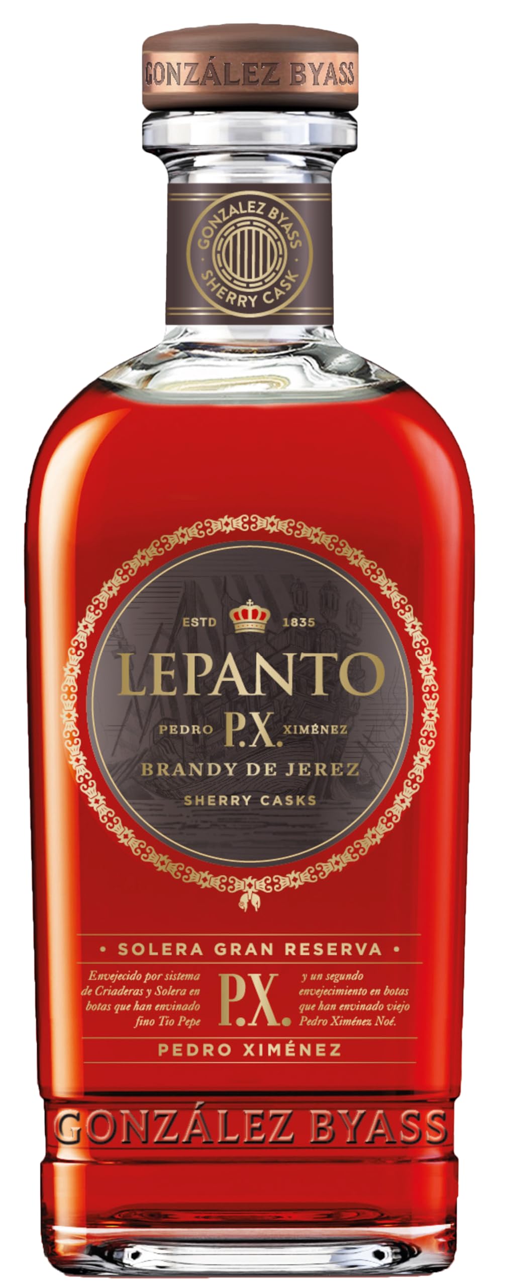 Lepanto P.X. - Brandy de Jerez - 700 ml