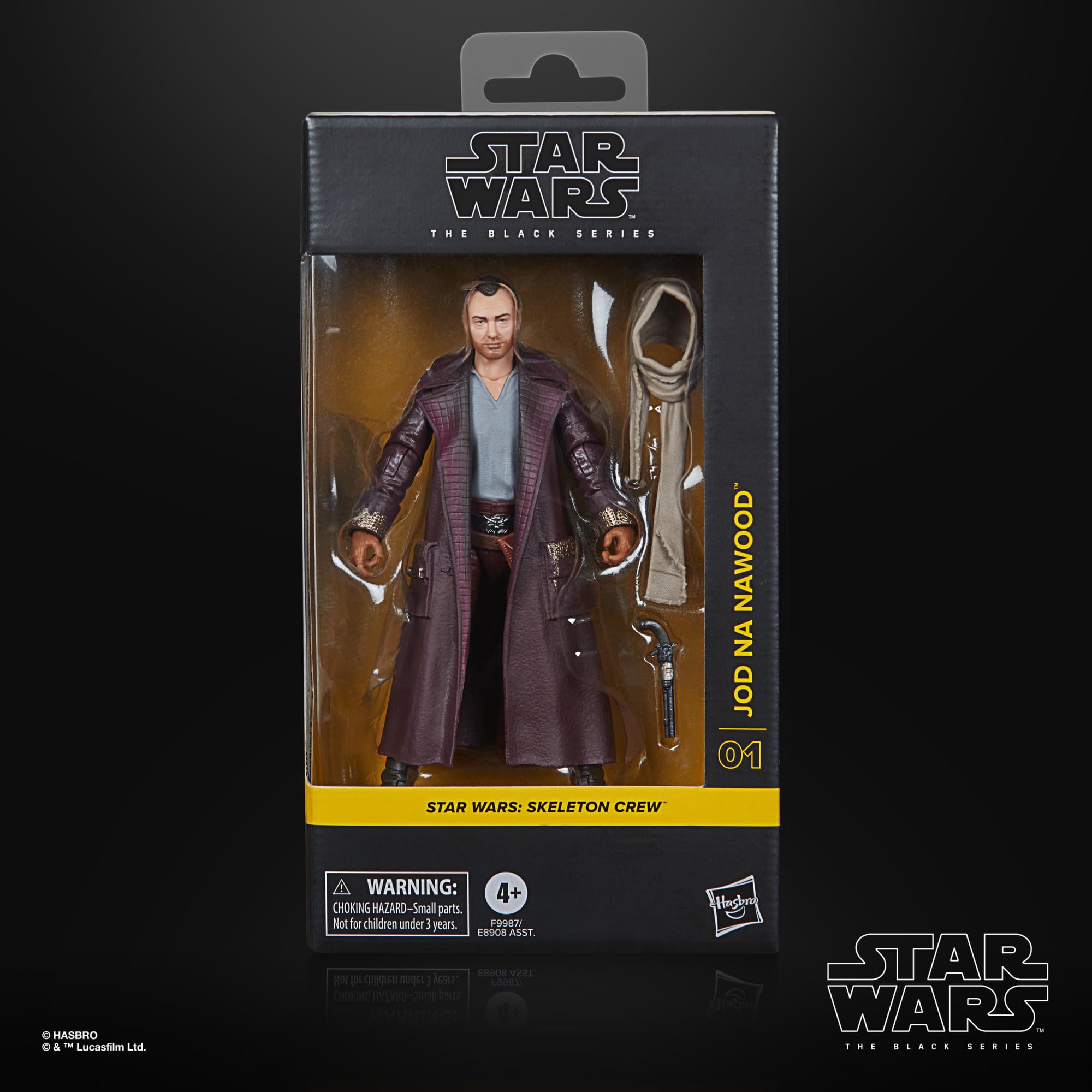 STAR WARS The Black Series Jod Na Nawood, Skelett-Crew-Sammelfigur, 15,2 cm große Actionfigur