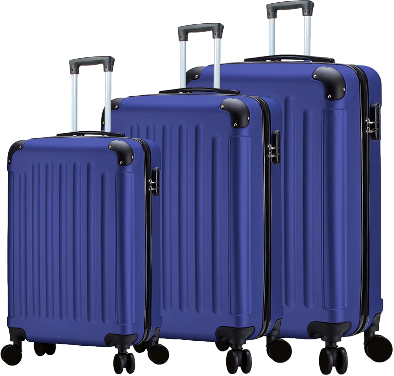 Bluelander Juego de 3 Maletas de Viaje Material Ligero Diseño