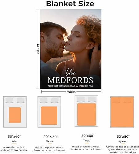 Miniatura 7 de Manta personalizada con collages de fotos, hecha en Estados Unidos, mantas personalizadas con texto de imagen, para papá, mamá, esposa, amigos,