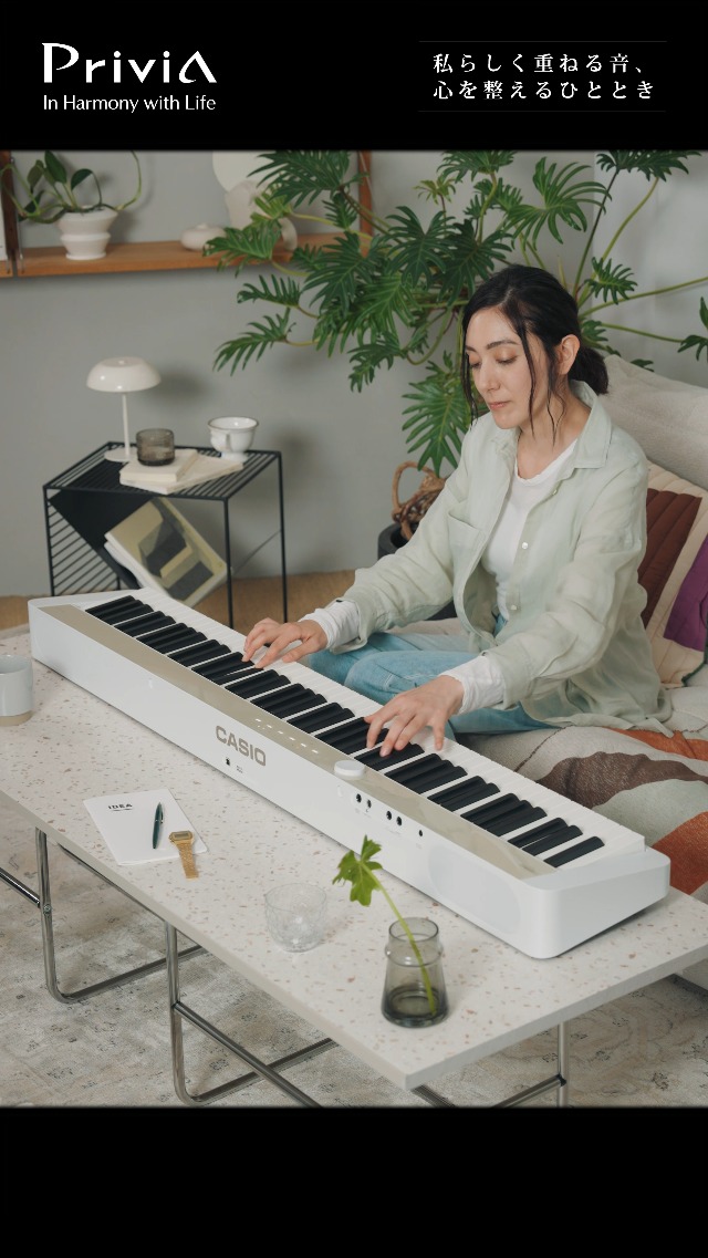 Amazon | カシオ (CASIO) 電子ピアノ Privia PX-S1100MB (Mellow Beige