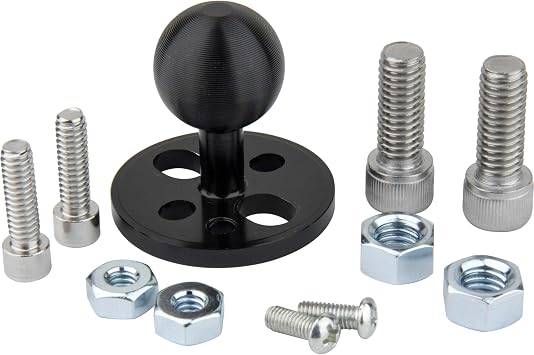 Kupo Super Knuckle Ball Adapter for Convi Clamp and Cheese Plate with 26mm CNC Aluminum Ball for Photography and Video Rigging Systems KG080011