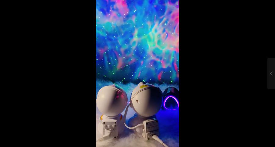 Coloré Astronaute Nébuleuse Galaxy Éclairage 360 Degrés Réglable USB Chargeur Pr