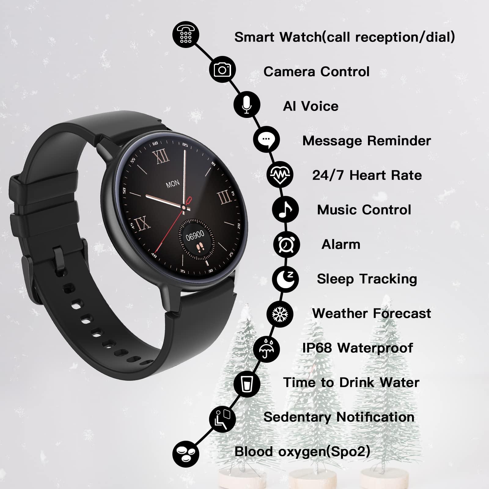 Smart Watch for Women Men(Answer/Dial Calls) - Image 3