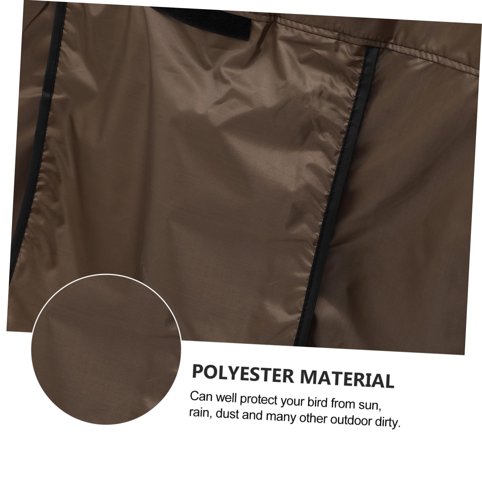 Happyyami Vogelkäfigabdeckung aus Polyester für Außenbereich Schutz für Papageien und Wellensittiche