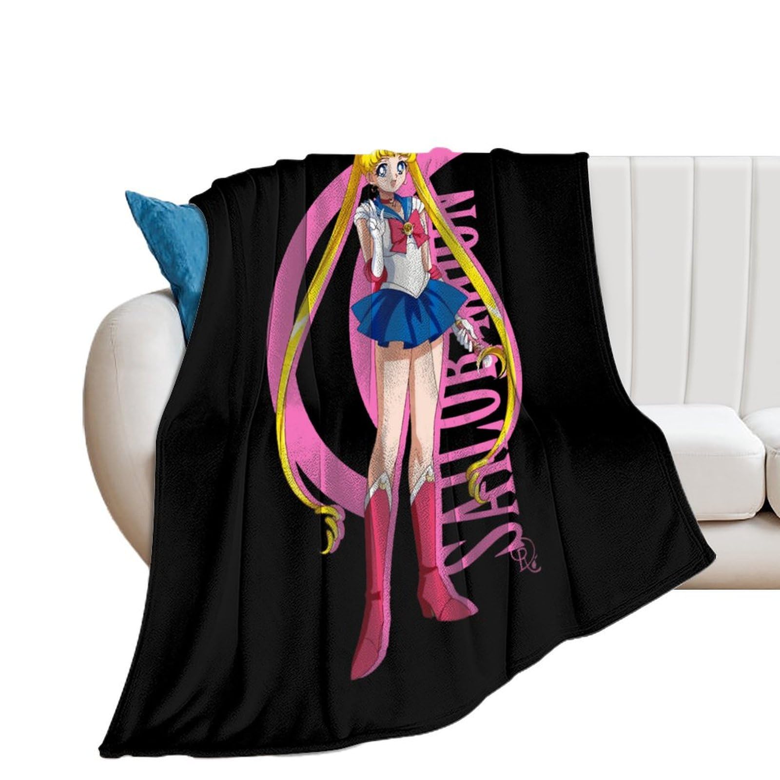 Amazon｜毛布 美少女戦士セーラームーン ブランケット ひざ掛け 掛け