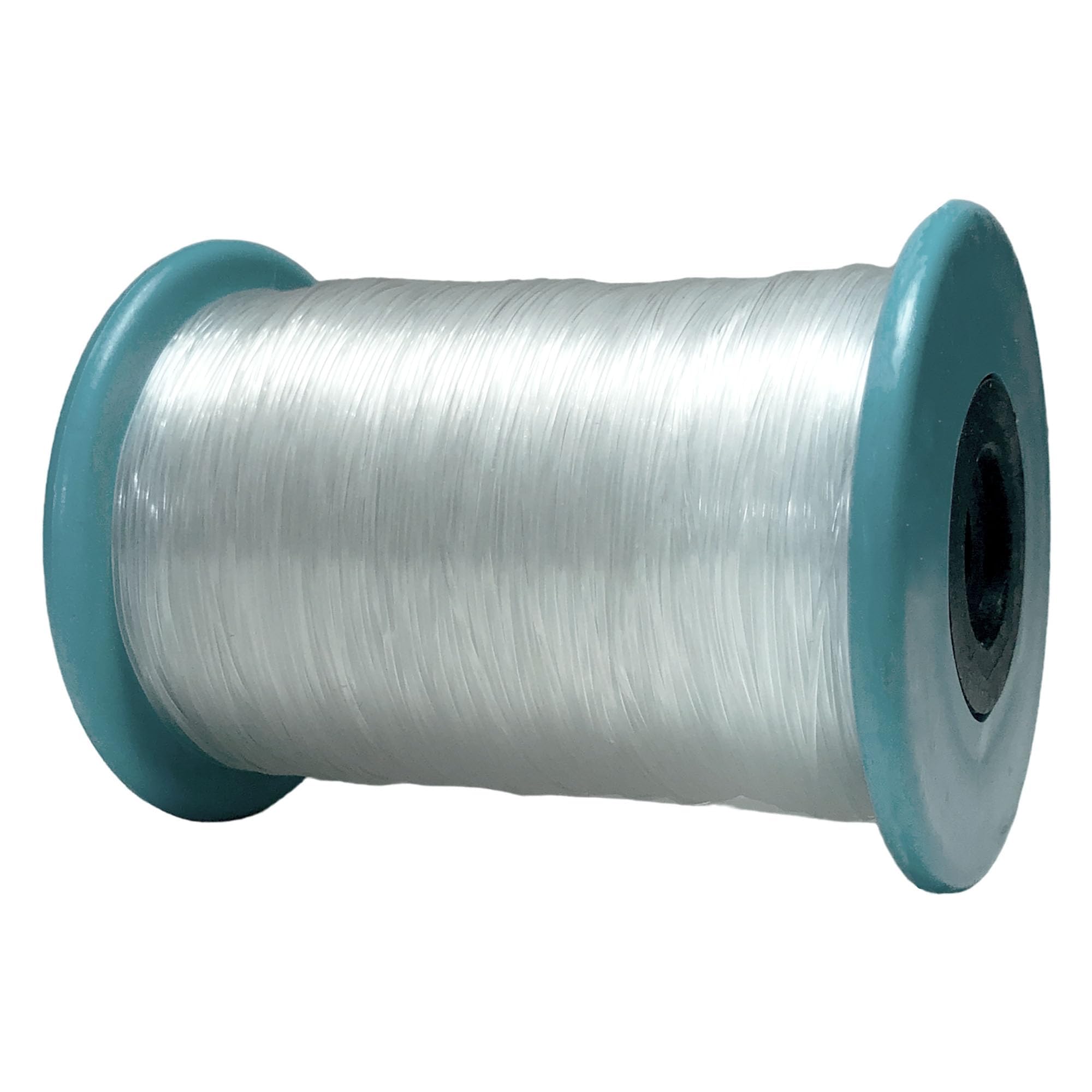 Transparent Nylon Thread (0.4 mm), Fine Plastic Rope, Fishing Line, Beading Thread for Jewellery Making, Bracelets, Necklaces and Other Crafts (Transparent 1, 0.4 mm)