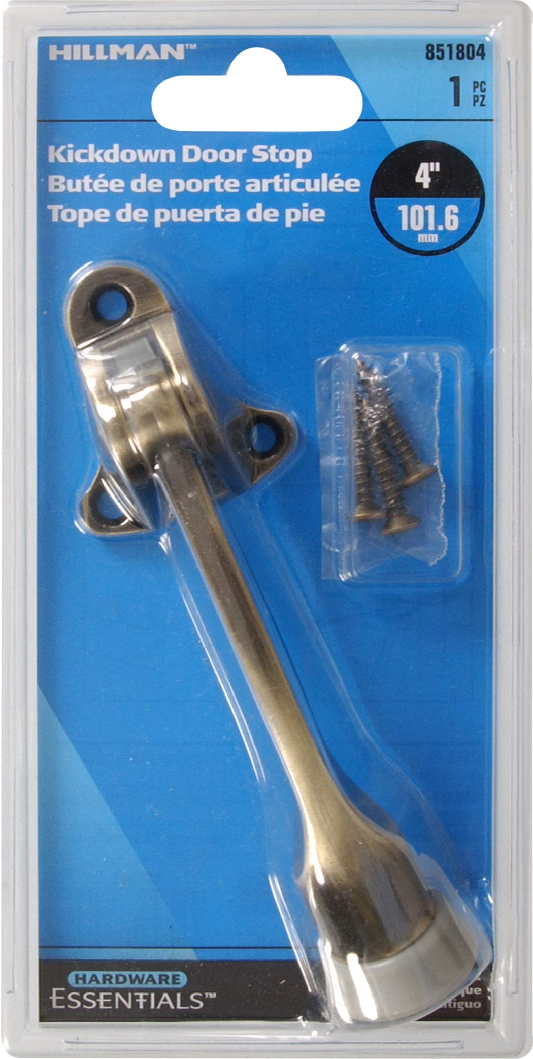 DoorSaver II Commercial Hinge Pin Door Stop in Polished Chrome