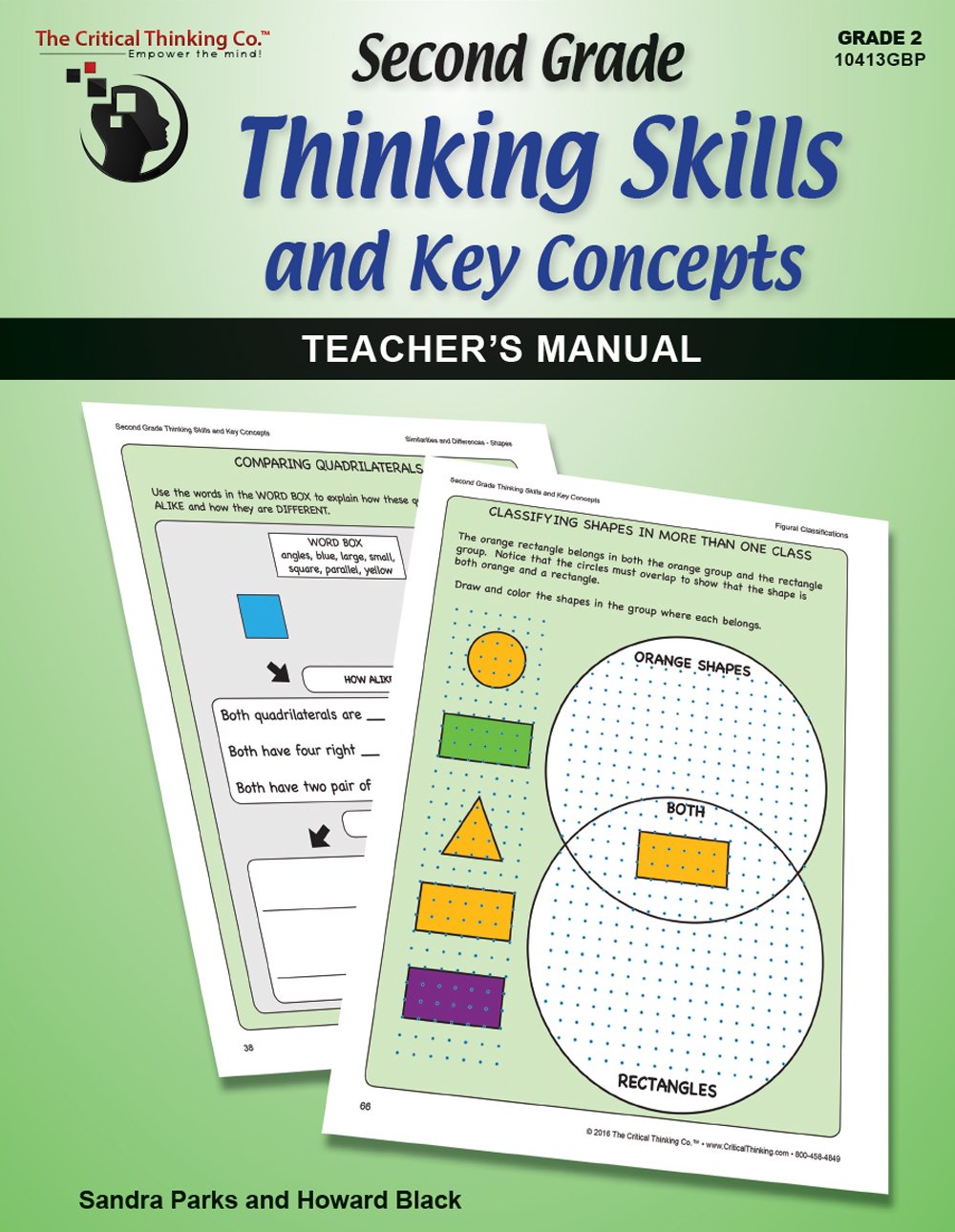Second Grade Thinking Skills & Key Concepts: Teacher's Manual Workbook - Teaches Beyond Most State & Common Core Standards (Grade 2)