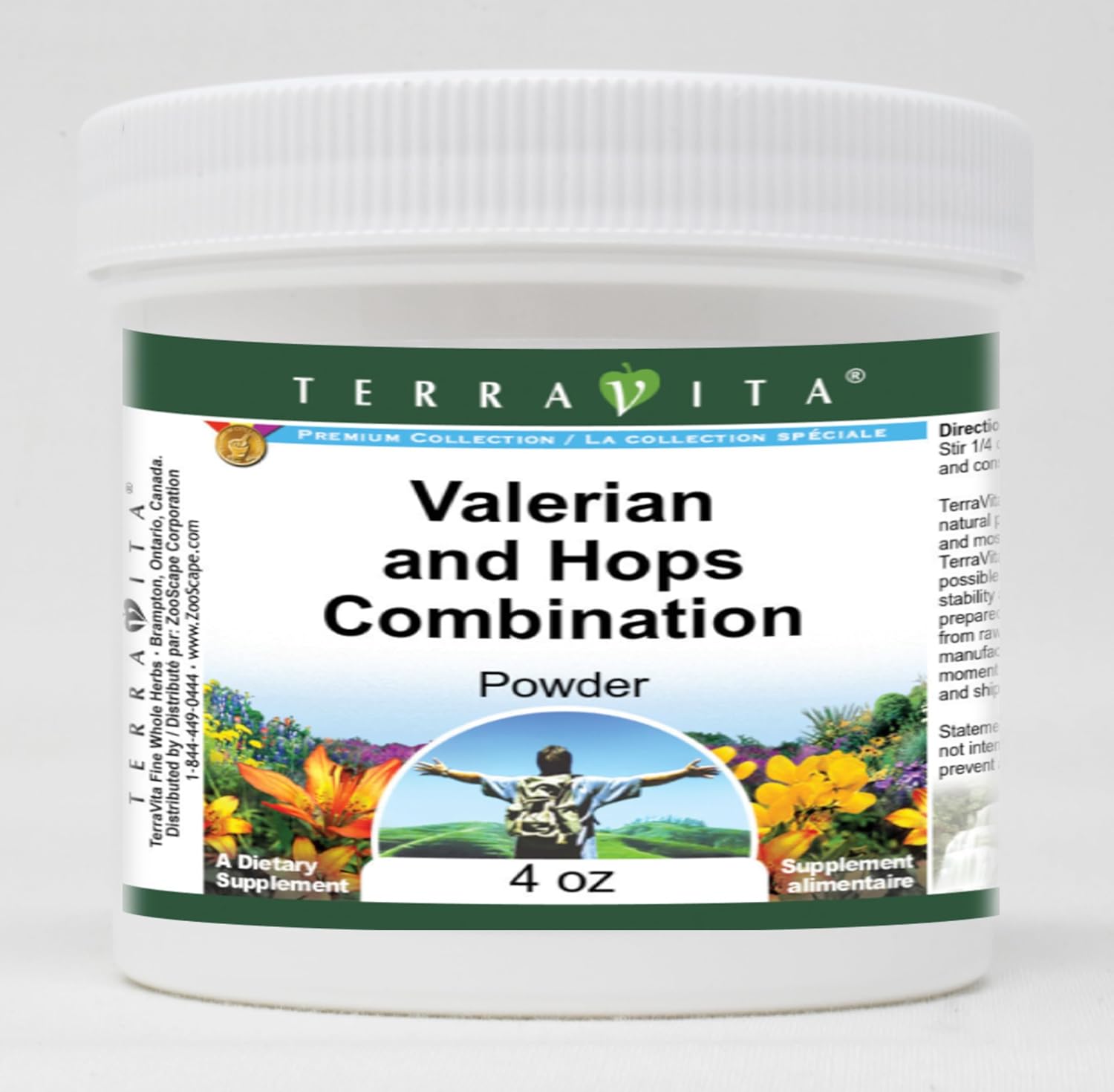Valerian and Hops Combination Powder (4 oz, ZIN: 513921) - 3 Pack