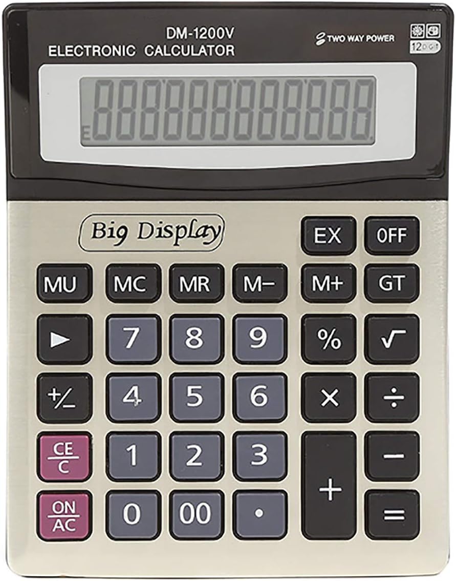 Calculators - Electronic Calculator - Large 12-Digit Desktop Office ...