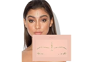 Gwen Gold Bindis 🔱 MERCY LONDON Crystal Indian Bindi Face Jewels Gold Silver