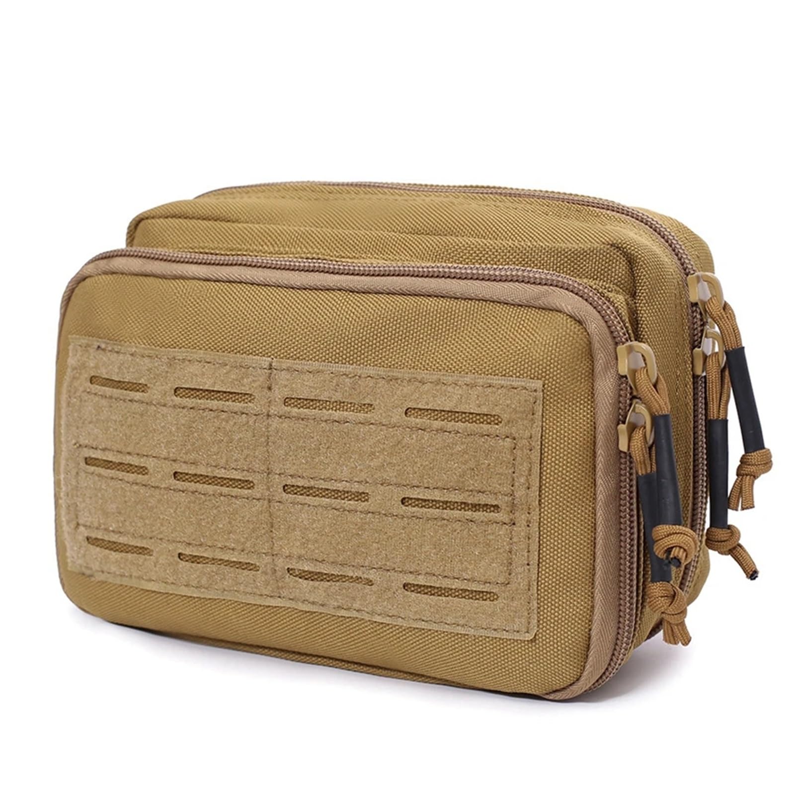 Pochette médicale compacte WLXW avec organiseur premiers secours et trousse IFAK tactique Tan