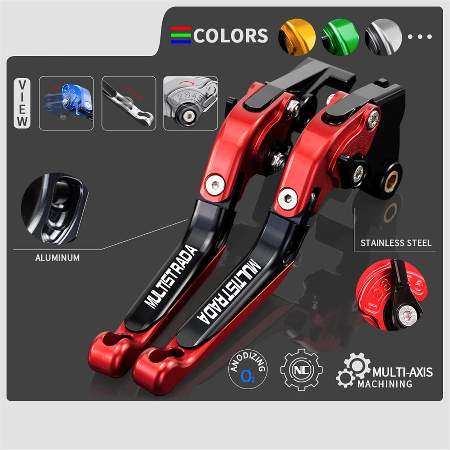 ブレーキ ドゥカティマルチストラーダ用1200/1260 / S/GT 2010 2011