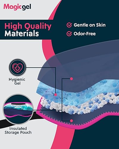 Miniatura 5 de Magic Gel Paquete frío de máscara de ojos  Paquete de 2 mascarillas refrescantes para dormir  Máscara de ojos fríos Reuable y compresa de ojos