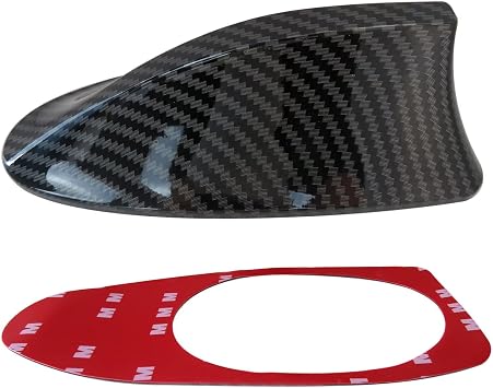 Car Roof Shark Fin Antenna Carbon Fiber Radio Signal Antenna Part Compatible for Chevrolet Sonic LS Hatchback 4-Door 1.8L 1796CC 110Cu. in. l4 Gas DOHC Naturally Aspirated 2013 by Loner