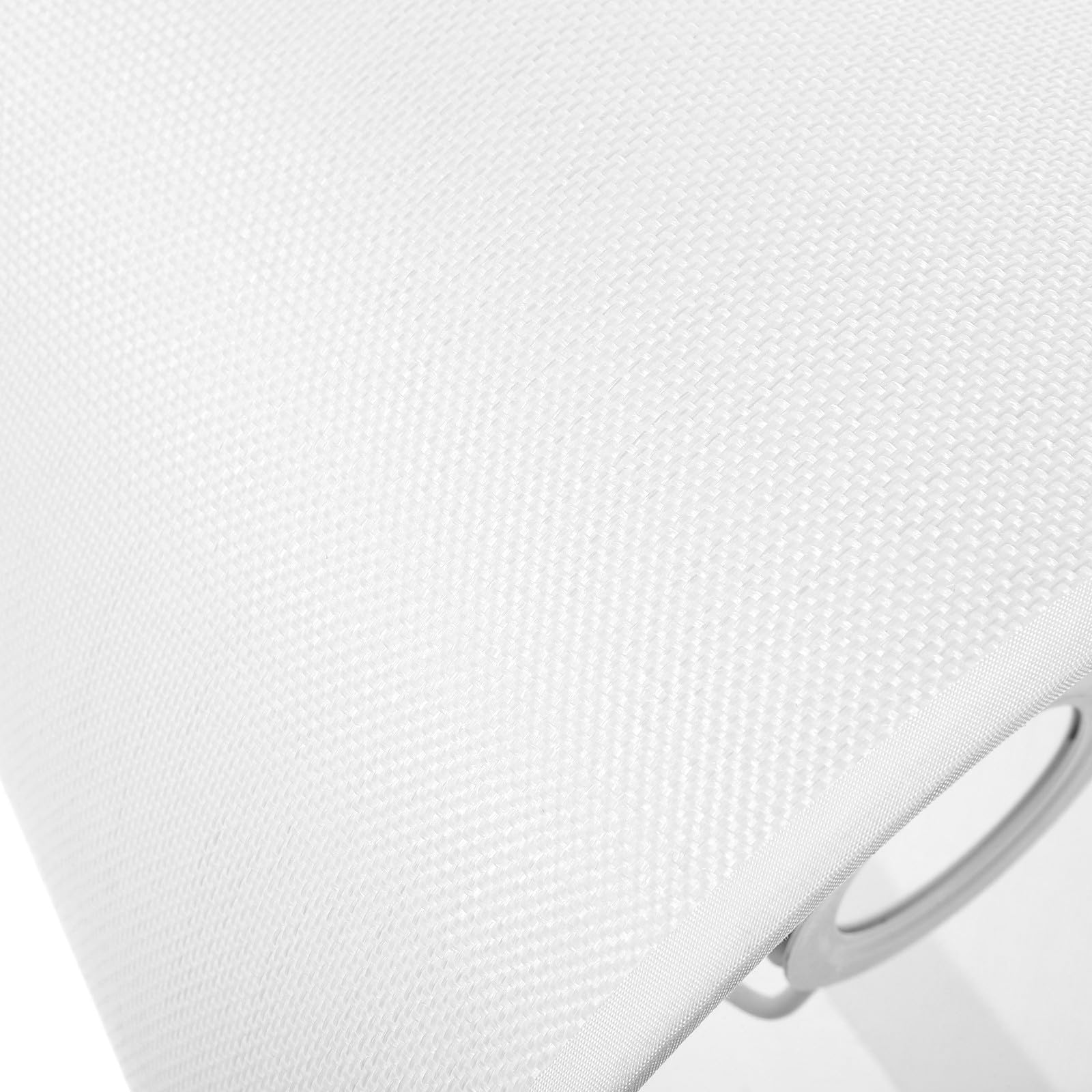 Stofflampenschirm 24cm E27 Lampenschirm Ersatz Lampenzubehör Tischlampe Ivory Weiß für Warme Beleuchtung Zuhause Hotel