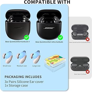 Amazon.com: [3 Pairs] Ear Tips Covers for Bose QuietComfort